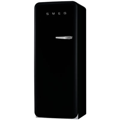 Smeg CVB20LNE1 60cm 'Retro Style' Upright Freezer in Black with Left Hand Hinge Smeg CVB20LNE1 60cm 'Retro Style' Upright Freezer in Black with Left Hand Hinge